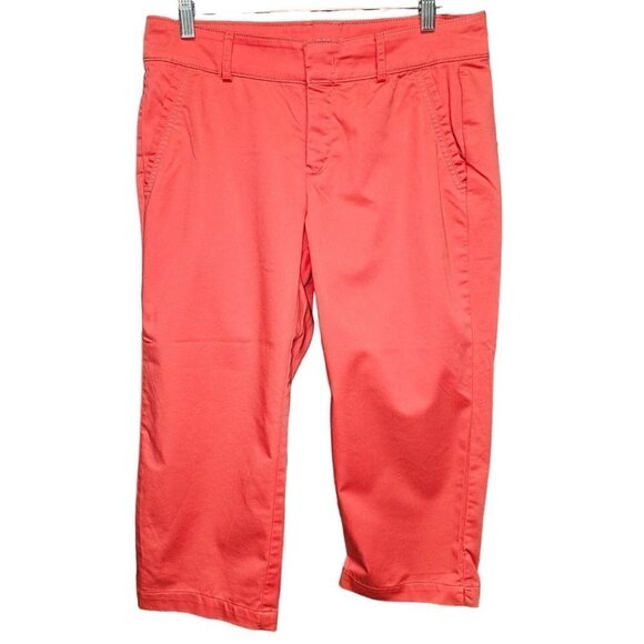 Dockers Classic Fit Dark Coral Color Women's Capri Pants, Size 6 - Picture 1 of 5